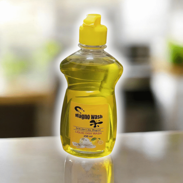 Magnowash 250ml Dishwashing Liquid-Lemon Fragrance-Dishwashing Liquid-Dishwash Gel-Non Irritating Dishwash-Best Quality Dishwash